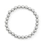 8" 8mm Stainless Steel Bead Stretch Bracelet