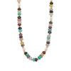 16" + 3" Multicolor Bead and Imitation Pearl Fashion Necklace