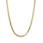 18 Karat Gold PVD 3mm Herringbone Necklace
