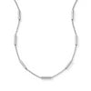 16" + 2" Stainless Steel Satellite Bar Necklace