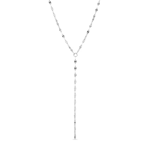 15" Stainless Steel Coffee Chain Y-Drop Necklace