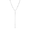 15" Stainless Steel Coffee Chain Y-Drop Necklace