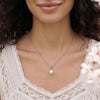 16" Stainless Steel Cultured Freshwater Pearl Drop Necklace
