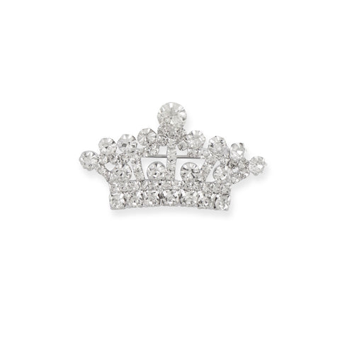 Crystal Crown Fashion Pin