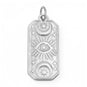 Stainless Steel Mystic Eye Rectangular Charm