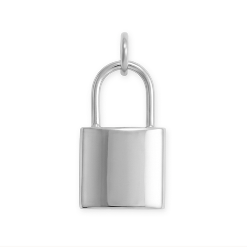 Stainless Steel Lock Charm