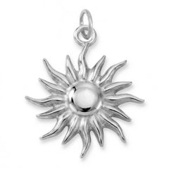 Stainless Steel Mystic Sun Charm