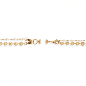18 Karat Gold PVD Stainless Steel Magnetic Layering Converter Clasp