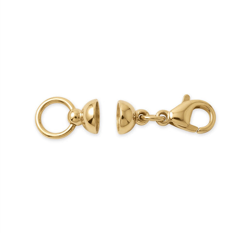 18 Karat Gold PVD Stainless Steel Magnetic Layering Converter Clasp