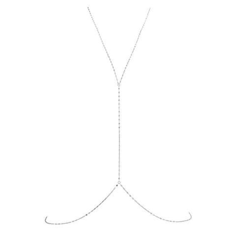 Stainless Steel Coffee Chain Link Body Chain
