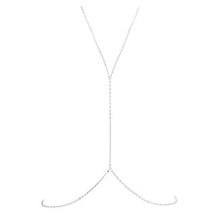 Stainless Steel Coffee Chain Link Body Chain