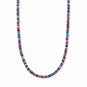 17" Turquoise and Lapis Multi Stone Heishi Necklace