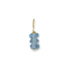 Individual 14 Karat Gold Birthstone Charm (January-December)