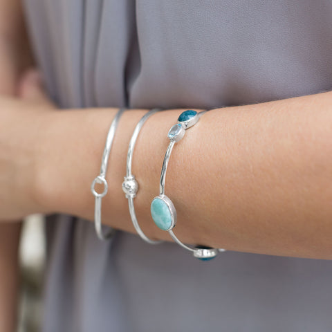 Stackable Multistone Bangle