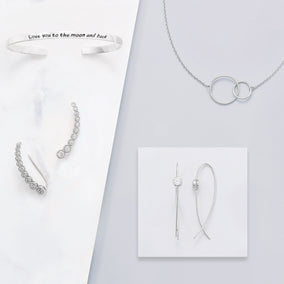 "Love you to the moon and back" Cuff Bracelet