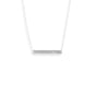 16" + 2" Thin Bar Nameplate Necklace