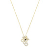 14 Karat Gold Plated and Signity CZ Bee Necklace