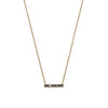 14 Karat Gold Plated Diamond Chip Necklace