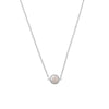 Sweet Simplicity! Cultured Freshwater Coin Pearl Necklace