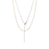 21" 14 Karat Gold Plated Paperclip Chain Necklace