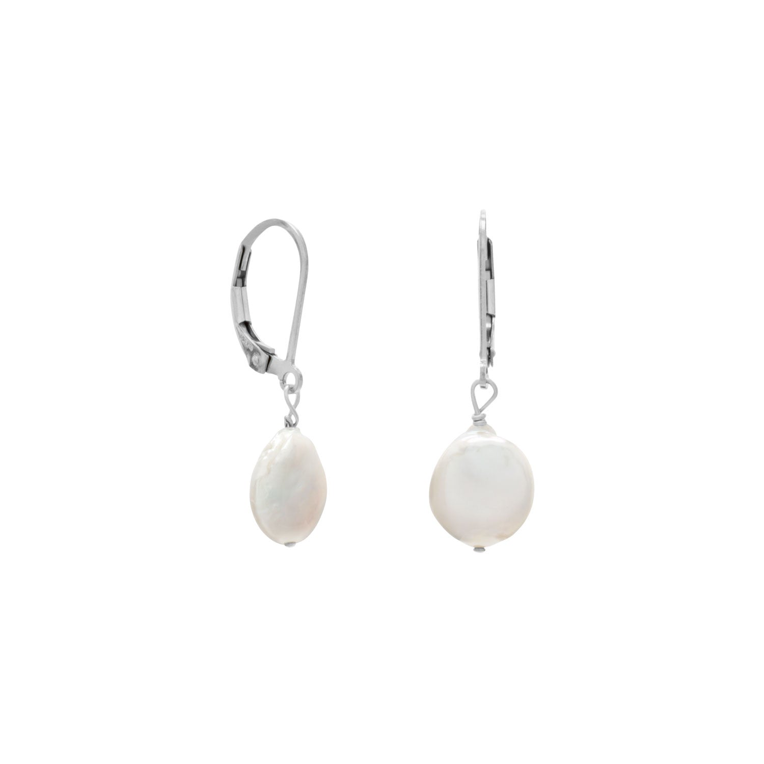14k Yellow Gold 12mm Freshwater Pearl Stud Earrings : Target