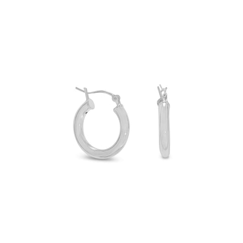 3mm x 18mm Click Hoop Earrings