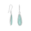 Ancient Roman Glass Pear Drop Earrings