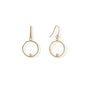 14/20 Gold Filled 15mm Circle with CZ Earrings