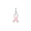 Pink Enamel Awareness Ribbon Charm