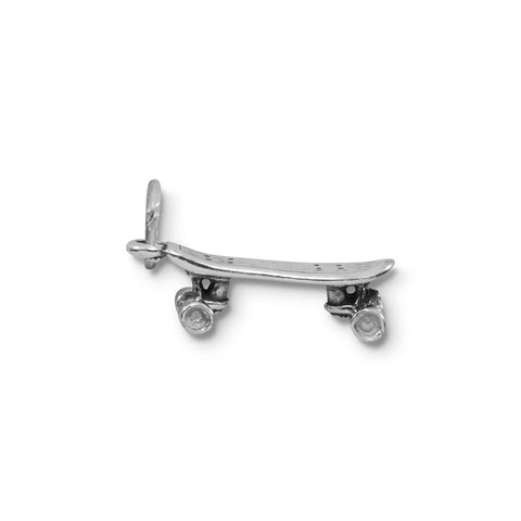 Oxidized 3D Movable Skateboard Charm