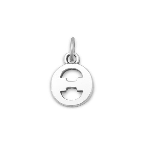 Greek Alphabet Letter Charm - Theta