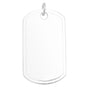 Sterling Silver Dog Tag Pendant