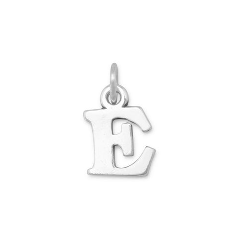 Letter Charm Pendant 925 Sterling Silver 