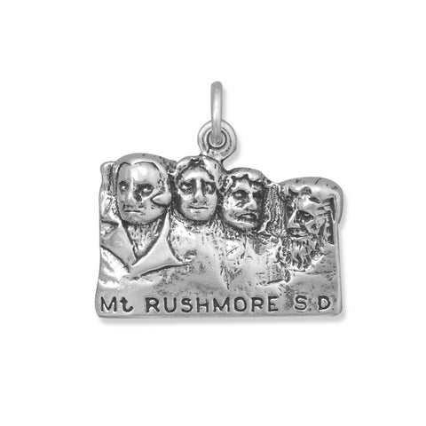 Oxidized Rushmore South Dakota Charm Wholesale Silver