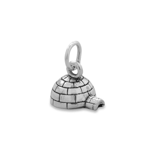 Oxidized Igloo Charm