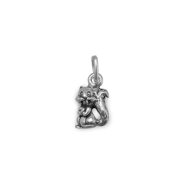 Oxidized Chipmunk Charm - Wholesale Silver Jewelry - Silver Stars ...