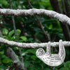 Oxidized Cute Hanging Sloth Slide