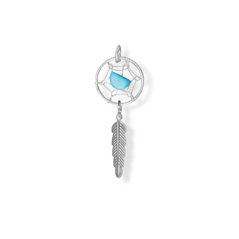 Dreamcatcher with Turquoise Charm