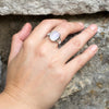 Rainbow Moonstone Ring