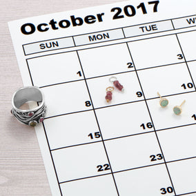 14 Karat Gold Plated Synthetic White Opal Bezel Studs