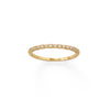 14 Karat Gold Plated Thin CZ Ring