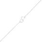 9" + 1" Interlocking Twisted Wire Hearts Anklet