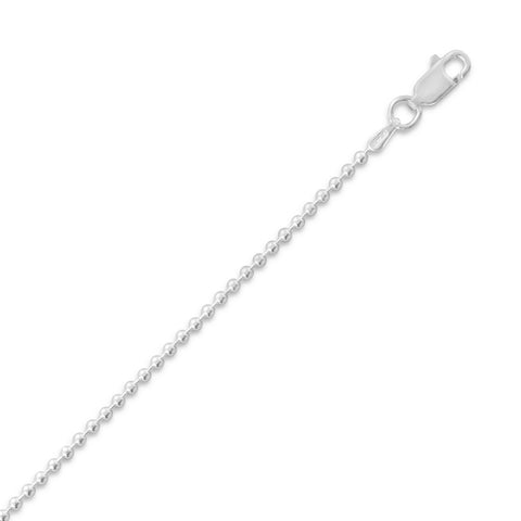 Bead Chain Necklace (1.8mm)