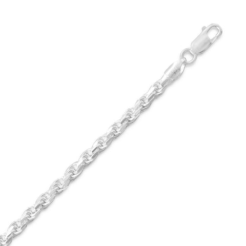 Diamond Cut Rope Chain (4mm)