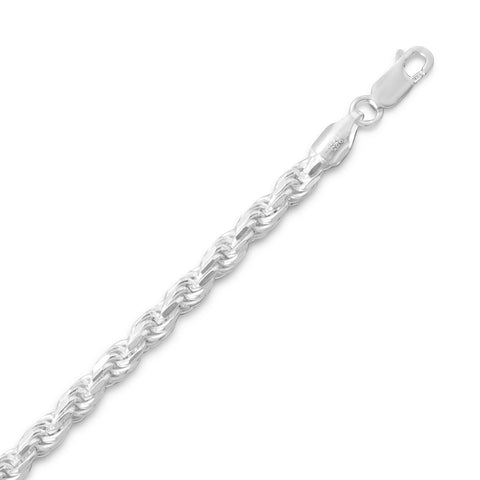 Diamond Cut Rope Chain (5mm)