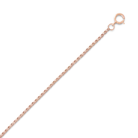14/20 Pink Gold Filled 020 Rolo Chain Necklace (1mm)