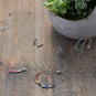 Rhodium Plated Rainbow CZ Necklace