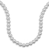 24" 10mm Sterling Silver Bead Necklace