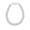 8" 6mm Sterling Silver Bead Bracelet