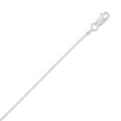 025 Eight Side Snake Chain Necklace (1mm)